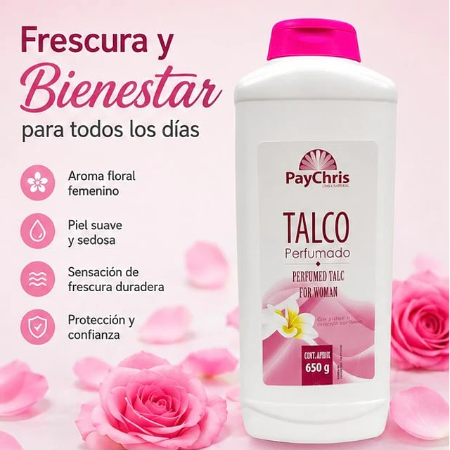 Talco Perfumado Mujer 650g