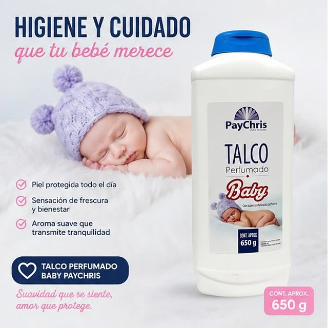 Talco Perfumado Baby 650g