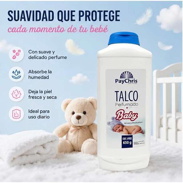 Talco Perfumado Baby 650g