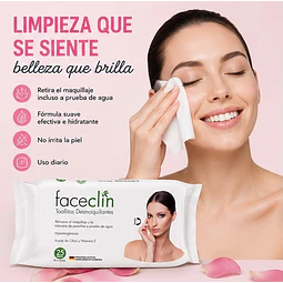 Toallitas Desmaquillantes Faceclin 25 Unidades