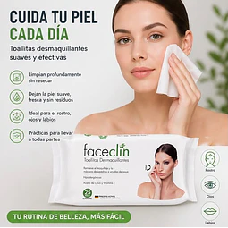Toallitas Desmaquillantes Faceclin 25 Unidades