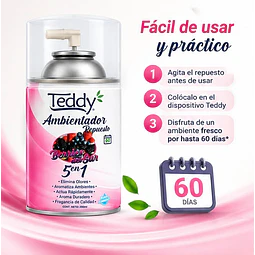 Ambientador Teddy Aroma Berries del Sur 5 En 1 De 250ml