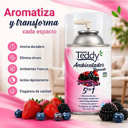 Ambientador Teddy Aroma Berries del Sur 5 En 1 De 250ml