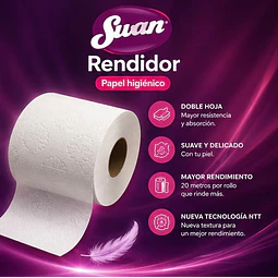 Papel Higiénico Swan 6 Rollos 20 Metros