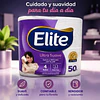 Papel Higiénico Elite Ultra - Doble Hoja - 4 Unid. 50 Mts C/u