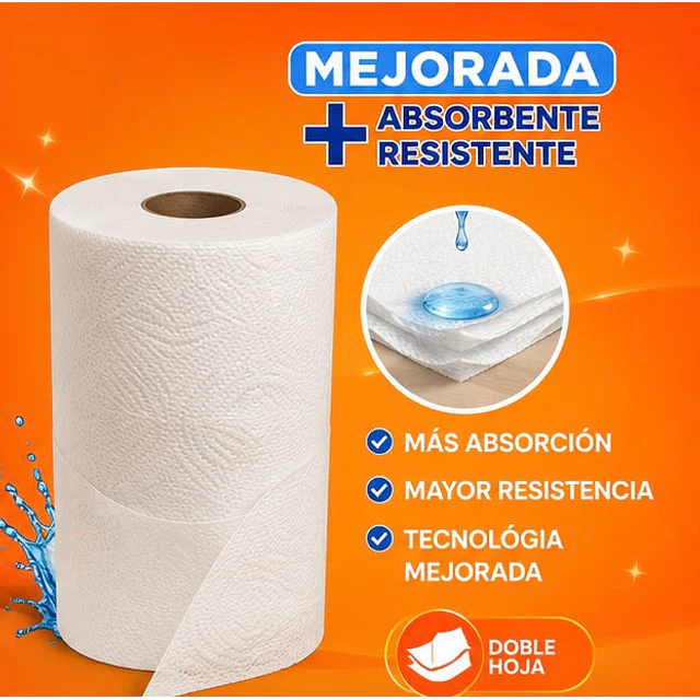 Nova Clásica Toalla De Papel 3 Unidades 12 Mt