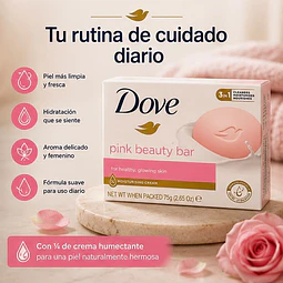  Jabon En Barra Dove Pink Beauty Bar 75g