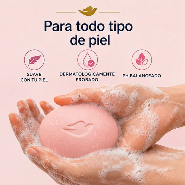  Jabon En Barra Dove Pink Beauty Bar 75g