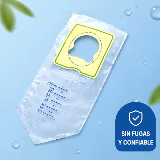 Bolsa recolector orina pediatrico 100ml / 10UNID