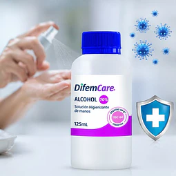 Alcohol Higienizante de manos 70% Difem 125ml 