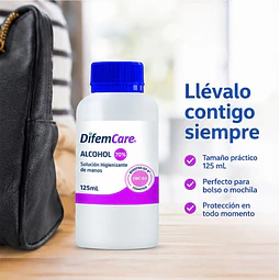 Alcohol Higienizante de manos 70% Difem 125ml 