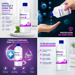 Alcohol Higienizante de manos 70% Difem 500ml 