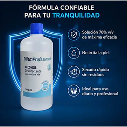 Alcohol Desinfectante 70% Difem 500ml
