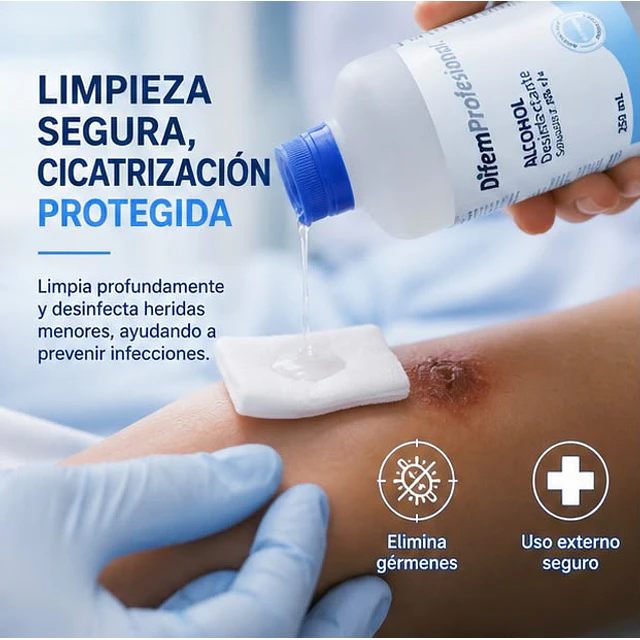 Alcohol Desinfectante 70% Difem 250ml