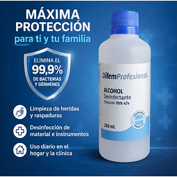Alcohol Desinfectante 70% Difem 250ml