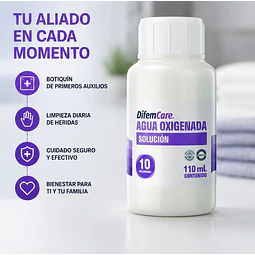 Agua Oxigenada Solución Difem 10v 110ml 