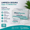 Toallitas Higienix Alcohol Pad Caja 100 Unidades Difempharma