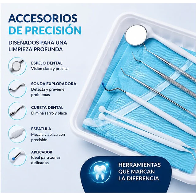 Set de Herramientas Para Higiene Dental 5 Piezas 