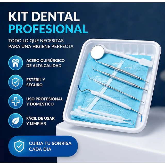 Set de Herramientas Para Higiene Dental 5 Piezas 