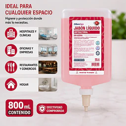 Jabon Liquido Antibacterial Con Glicerina 800ml Difem Care