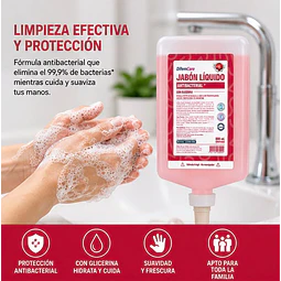 Jabon Liquido Antibacterial Con Glicerina 800ml Difem Care