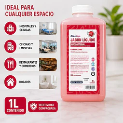 Jabon Liquido Antibacterial Con Glicerina 1000ml Difem Care