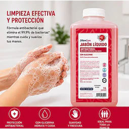 Jabon Liquido Antibacterial Con Glicerina 1000ml Difem Care
