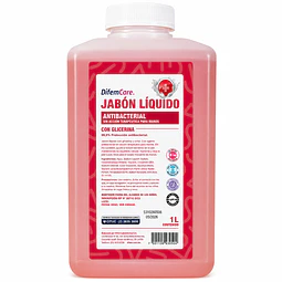 Jabon Liquido Antibacterial Con Glicerina 1000ml Difem Care