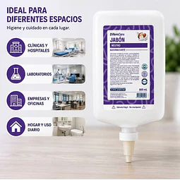 Jabon Neutro Con Glicerina Karite 800ml Difem Care