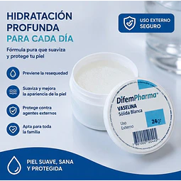 Vaselina Solida Blanca 24gr Difem 