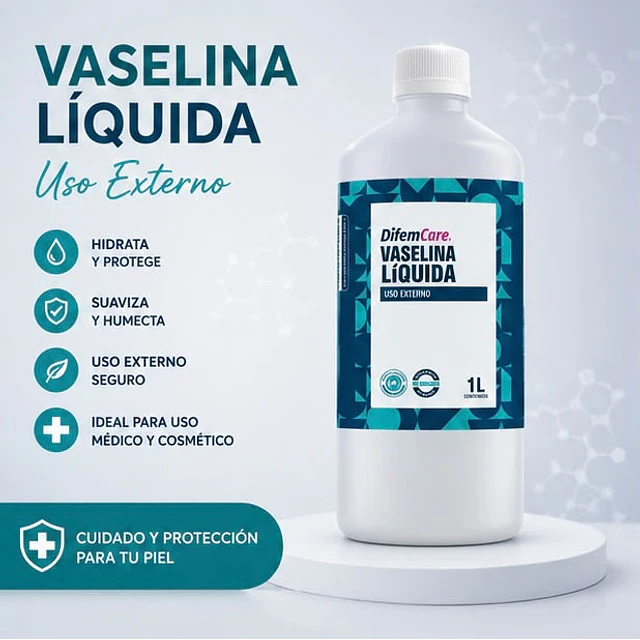 Vaselina Liquida Medicinal 1000ml Difem 