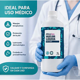 Vaselina Liquida Medicinal 1000ml Difem 