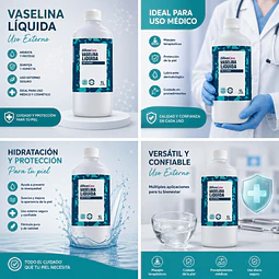 Vaselina Liquida Medicinal 1000ml Difem 