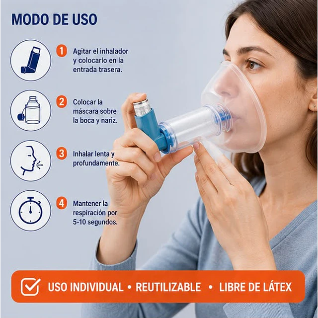 Aerocámara Adulto Cranberry 180ml