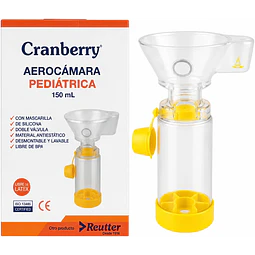 Aerocámara Pediatrica Cranberry 150ml