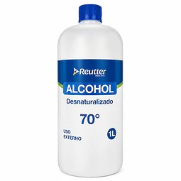 Alcohol Desnaturalizado 70° 1 Litro Reutter 