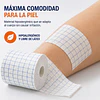 Venda Gasa Adhesiva Fijación Stretch 10 Cm X 10 M Cranberry