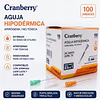 Aguja Hipodermica Cranberry 23G x 1 Caja 100 Unidades
