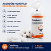 Algodón Hidrófilo Prensado Premium Cranberry 1Kg