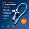 Alargador Venoso Con Llave De 3 Pasos 10 cm