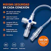 Alargador Venoso Con Llave De 3 Pasos 100 cm