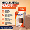 Venda Elástica Suave Y Resistente Cranberry
