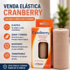 Venda Elástica Suave Y Resistente Cranberry