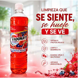 Limpia Pisos Aroma Frutros rojos Vadonays 900ml