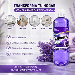 Limpia Pisos Aroma Lavanda Vadonays 900ml
