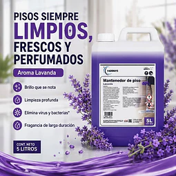 Limpia Pisos Aroma Lavanda Vadonays 5 Litros