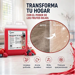 Limpia Pisos Aroma Frutos Rojos Vadonays 5 Litros