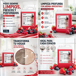 Limpia Pisos Aroma Frutos Rojos Vadonays 5 Litros