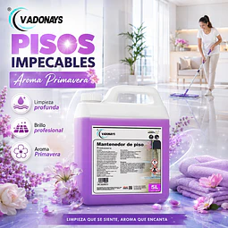 Limpia Pisos Aroma Primavera Vadonays 5 Litros