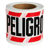 Cinta Peligro Rojo Con Blanco 8cm X 350 Mts